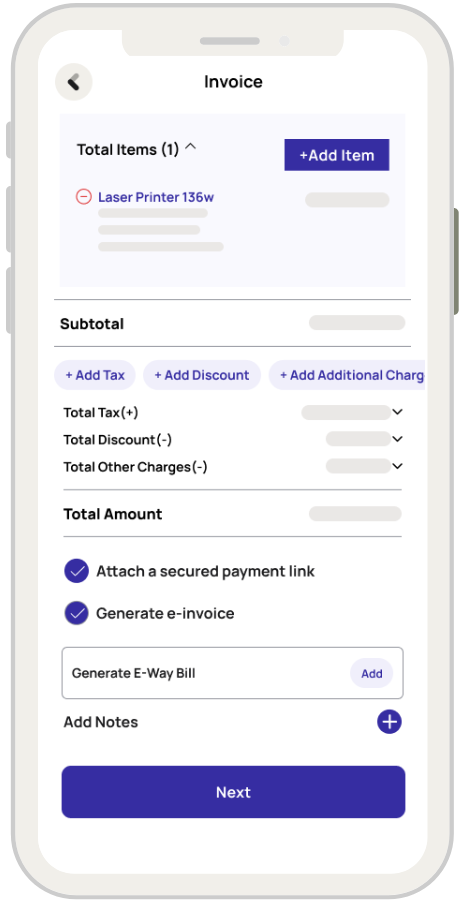 create invoice payment link with hylobiz cashflow management solution